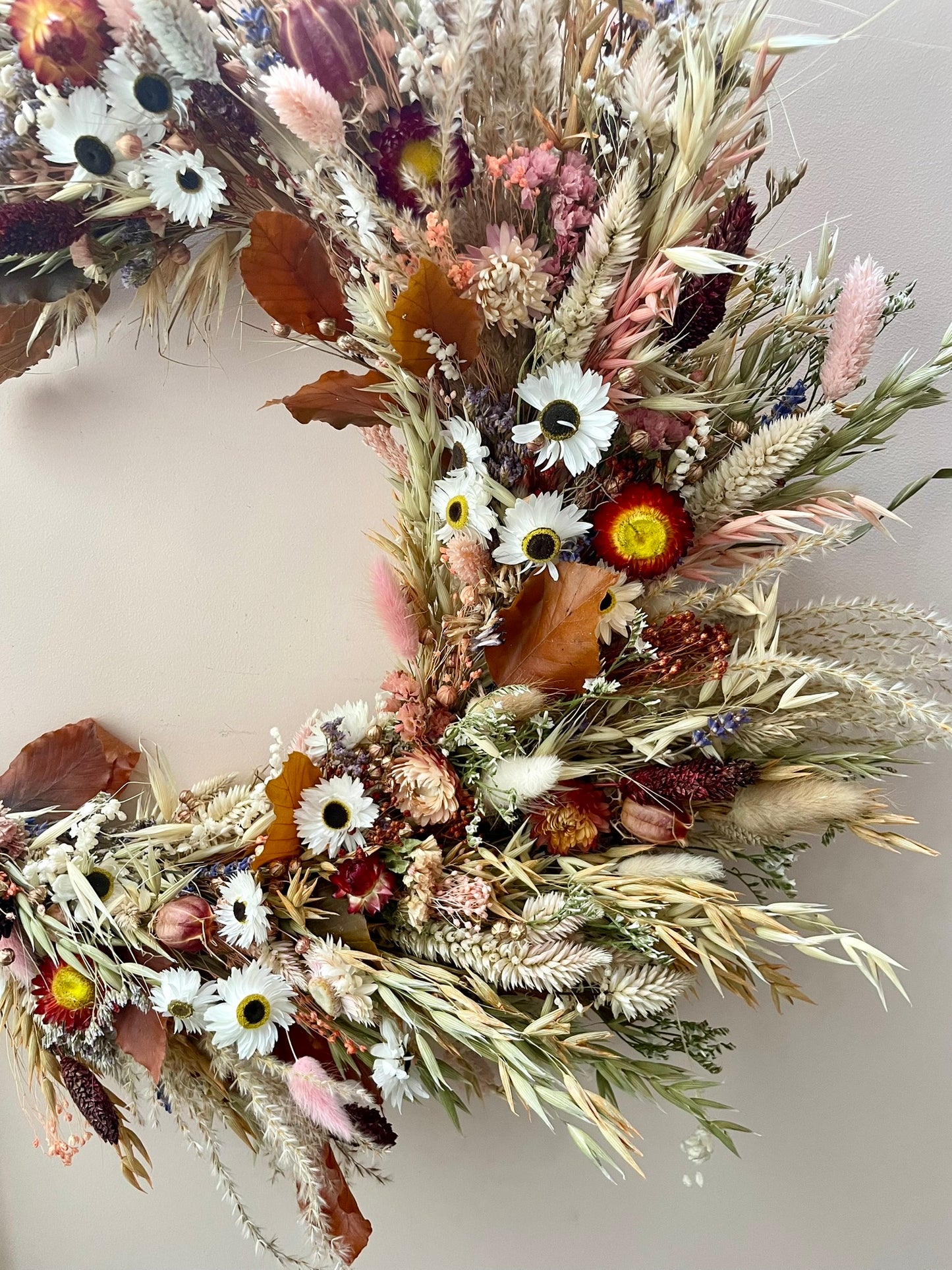 Autumn Dried Flower Wreath
