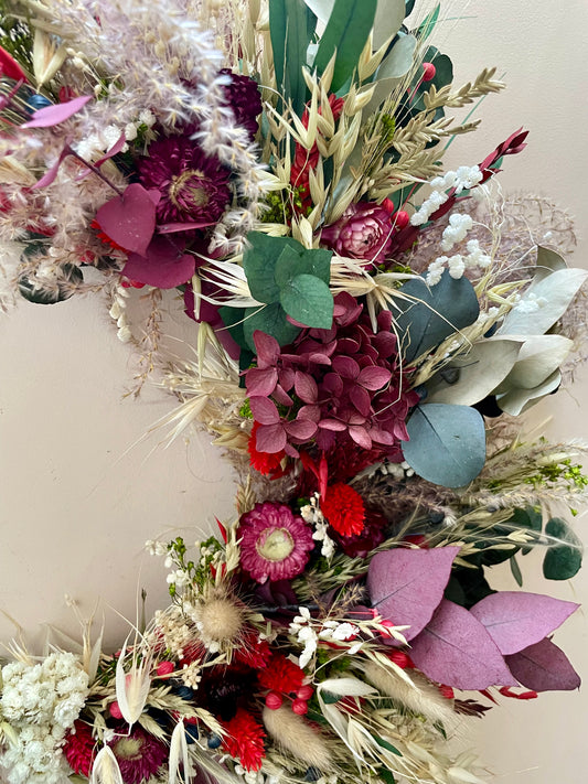 Christmas Dried Flower Wreath