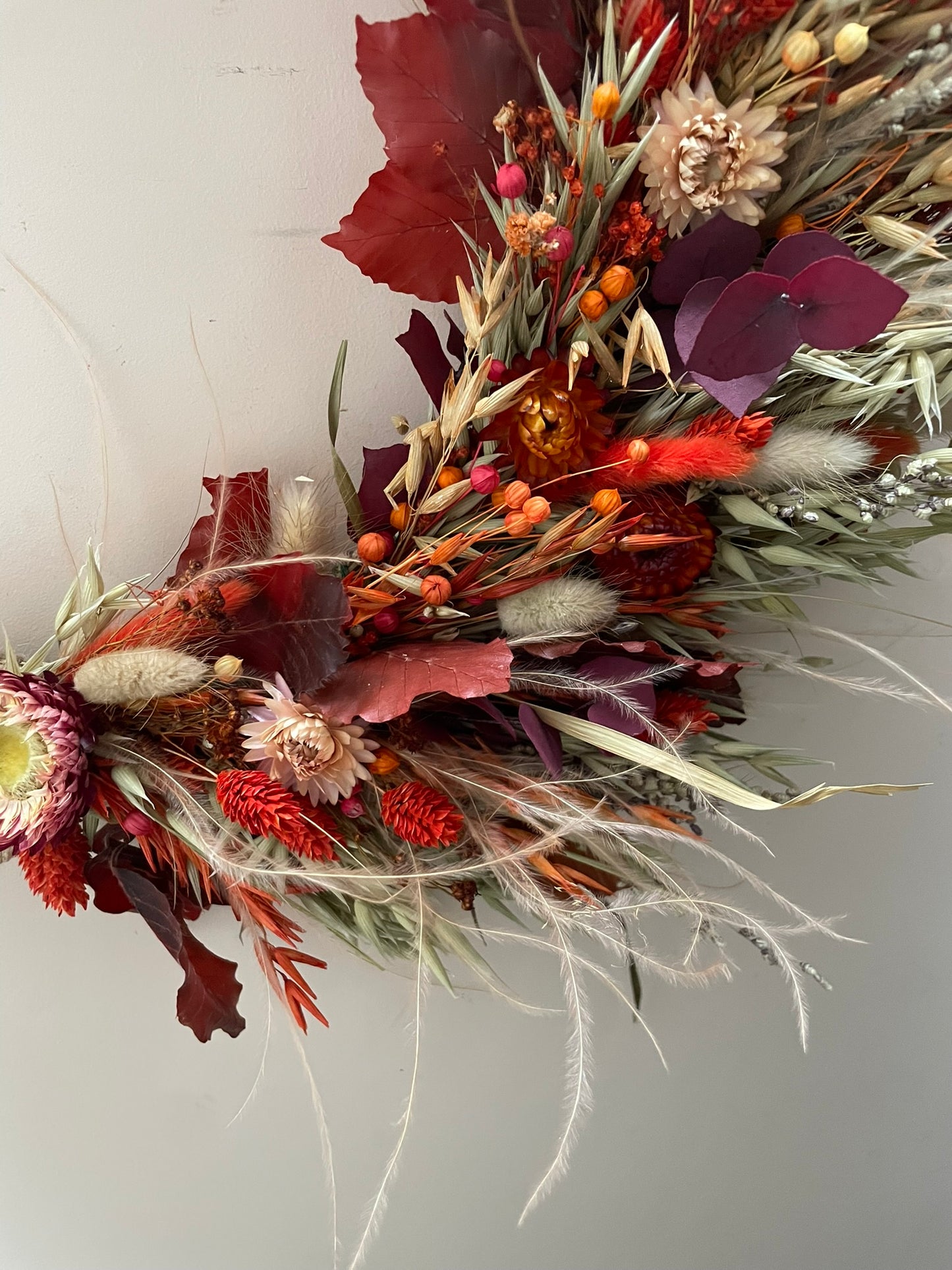 Autumn Dried Flower Wreath