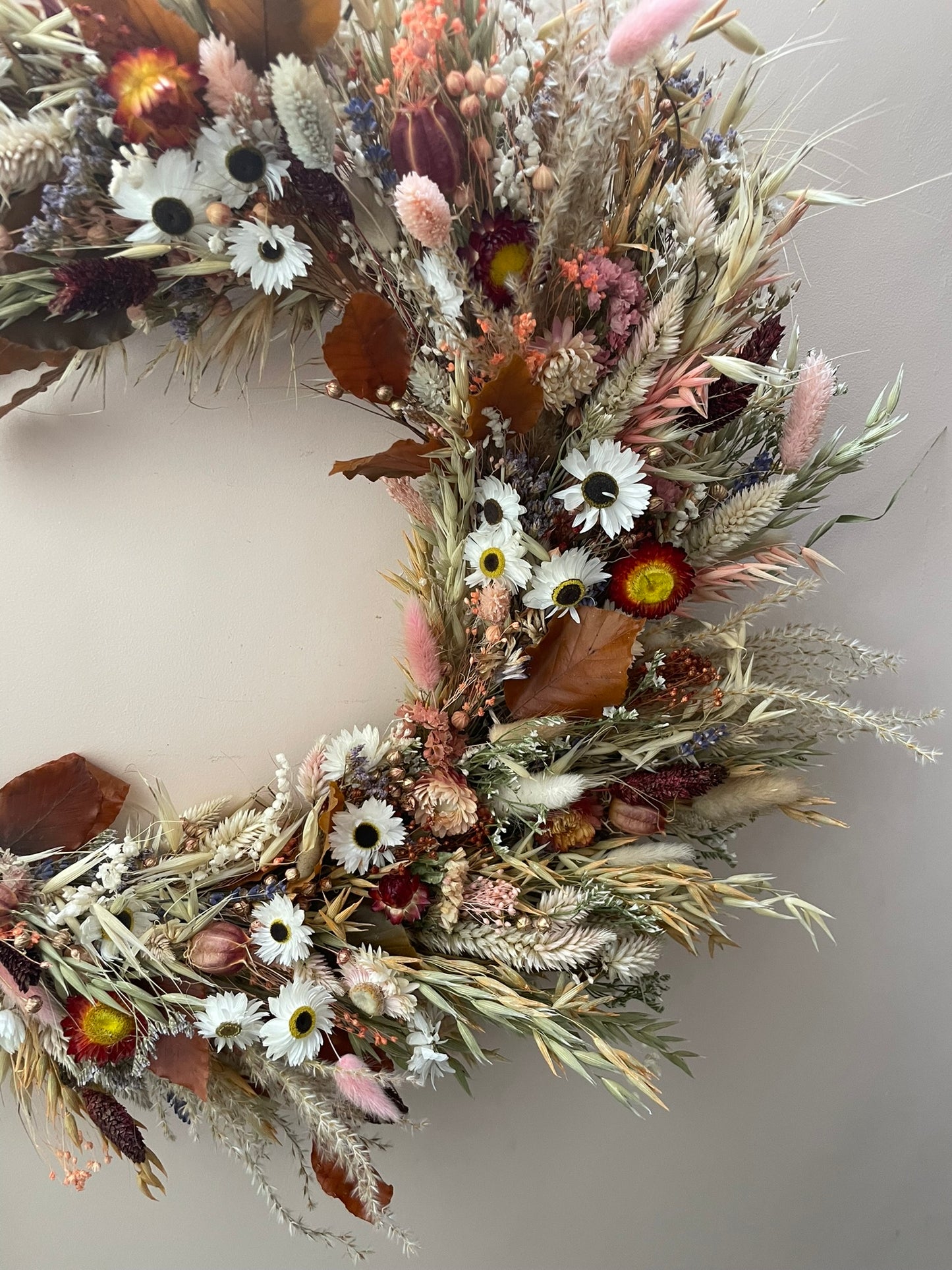 Autumn Dried Flower Wreath