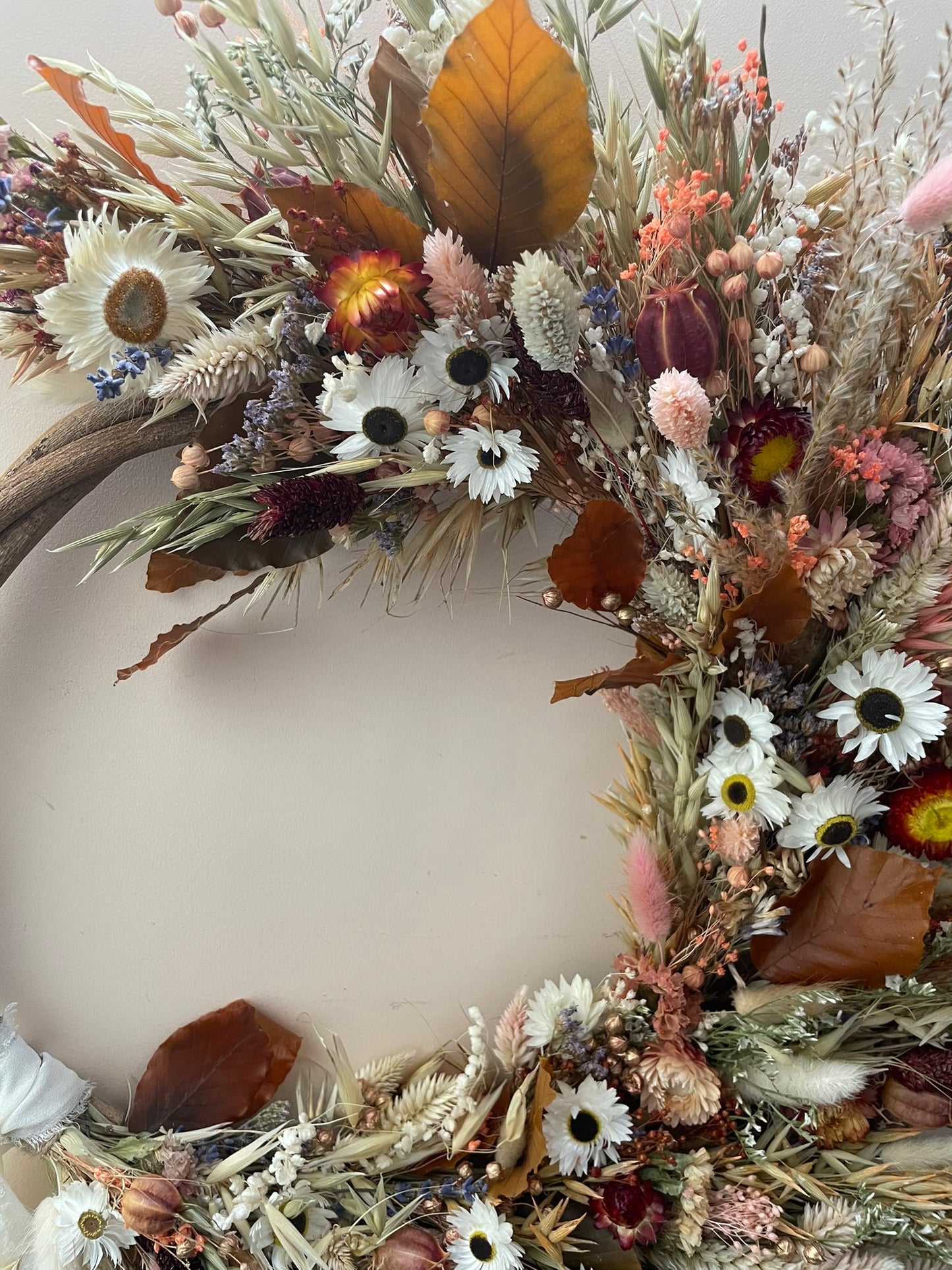 Autumn Dried Flower Wreath