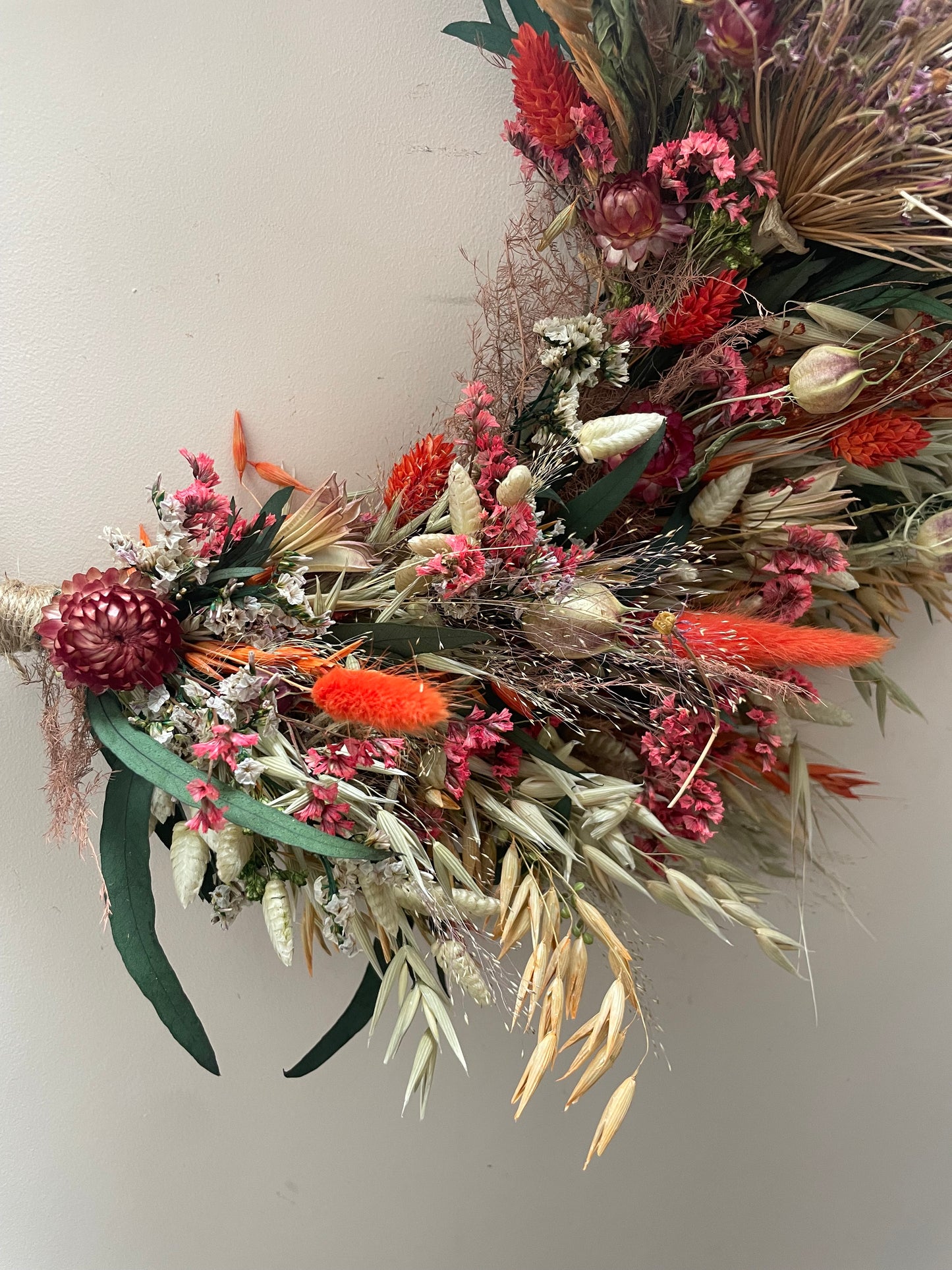 Autumn Dried Flower Wreath