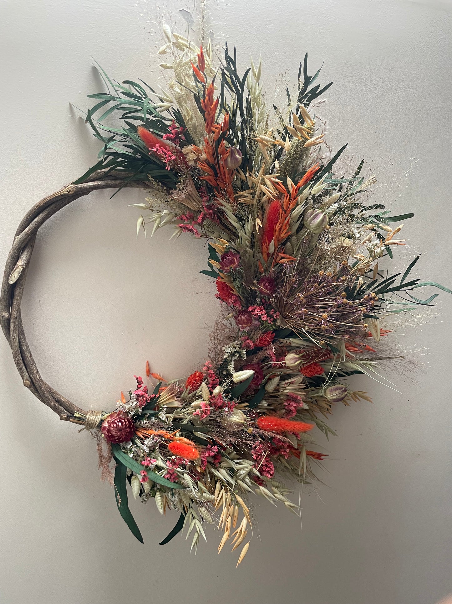Autumn Dried Flower Wreath