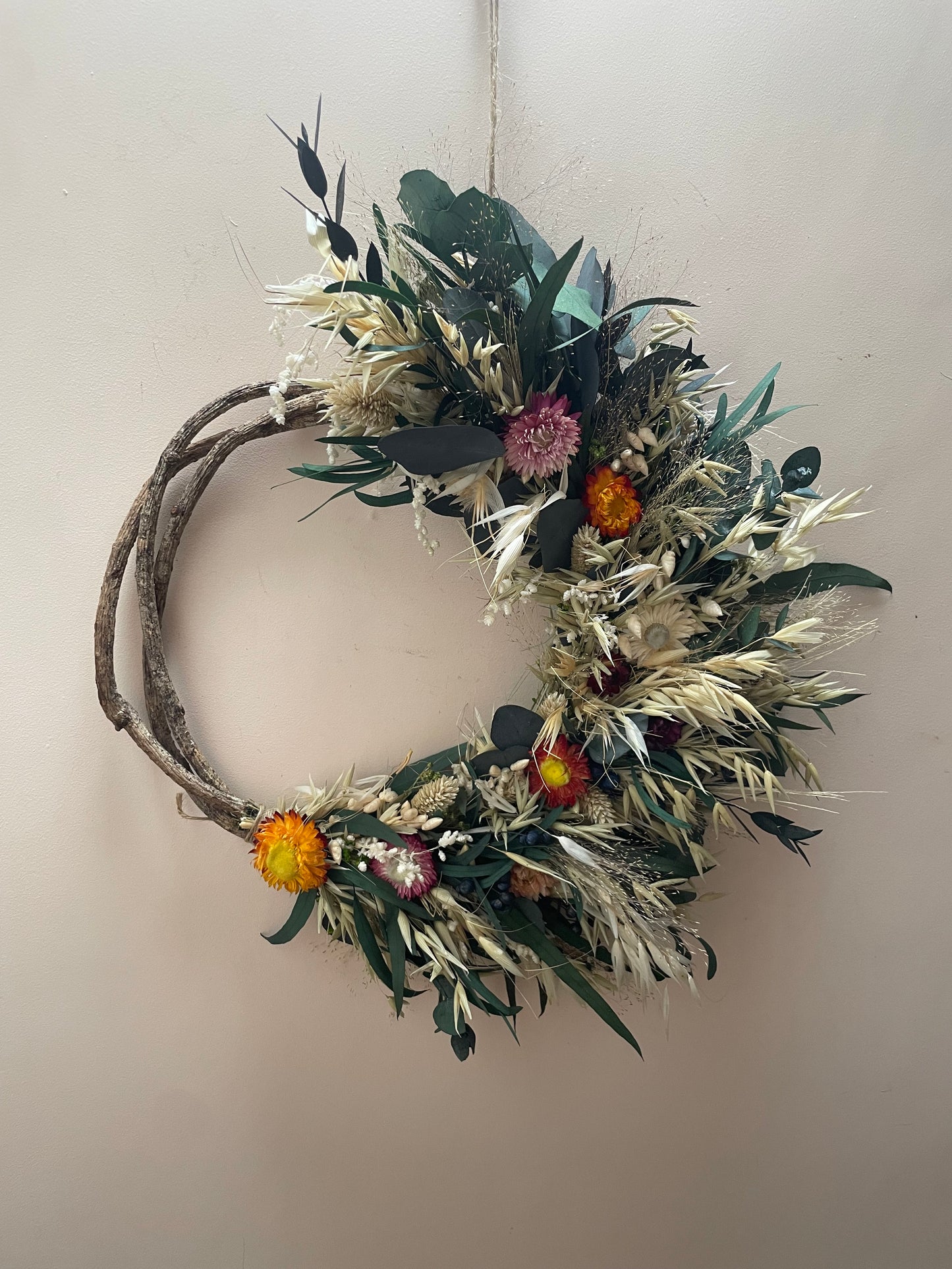 Christmas Dried Flower Wreath