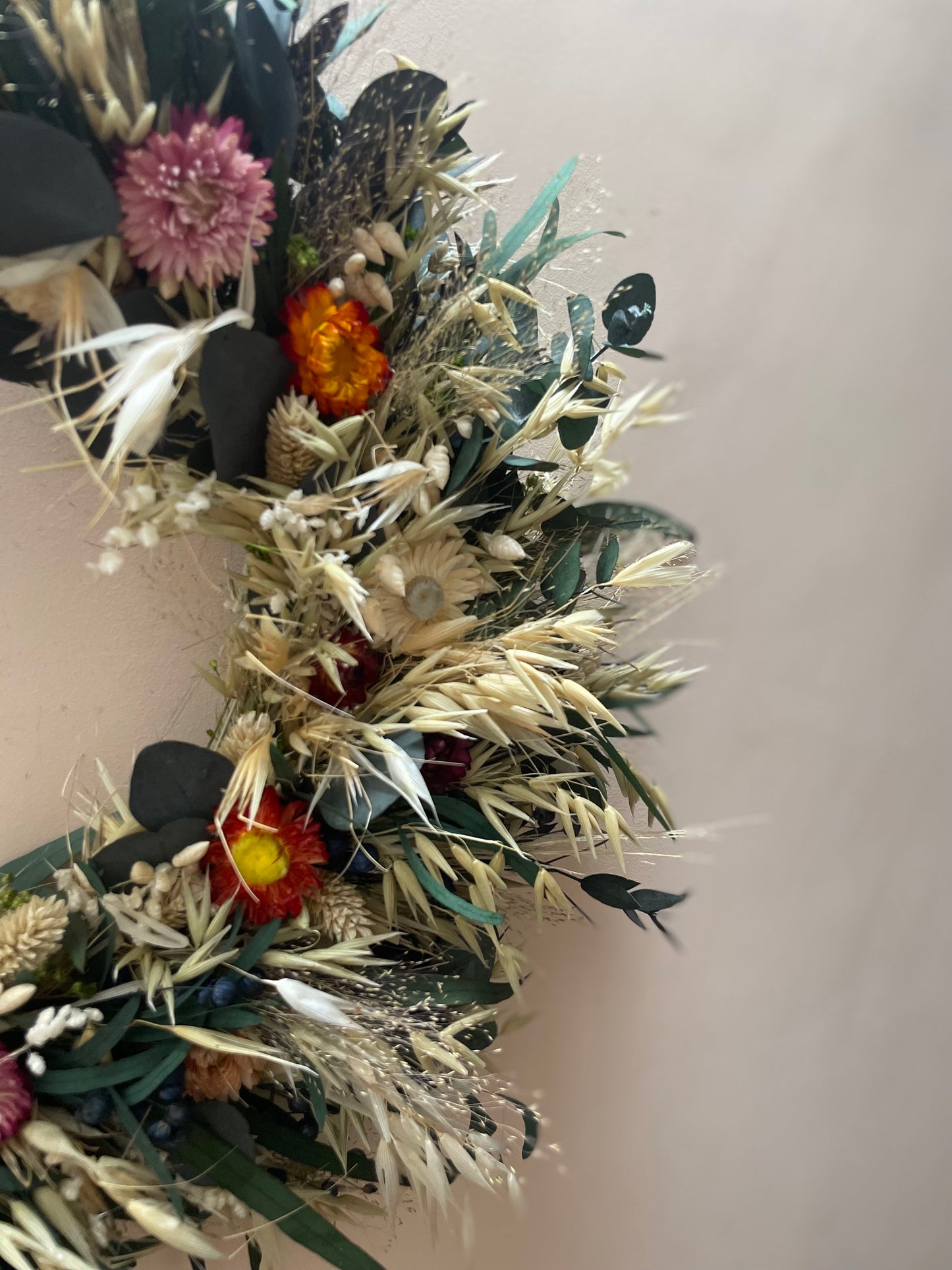 Christmas Dried Flower Wreath