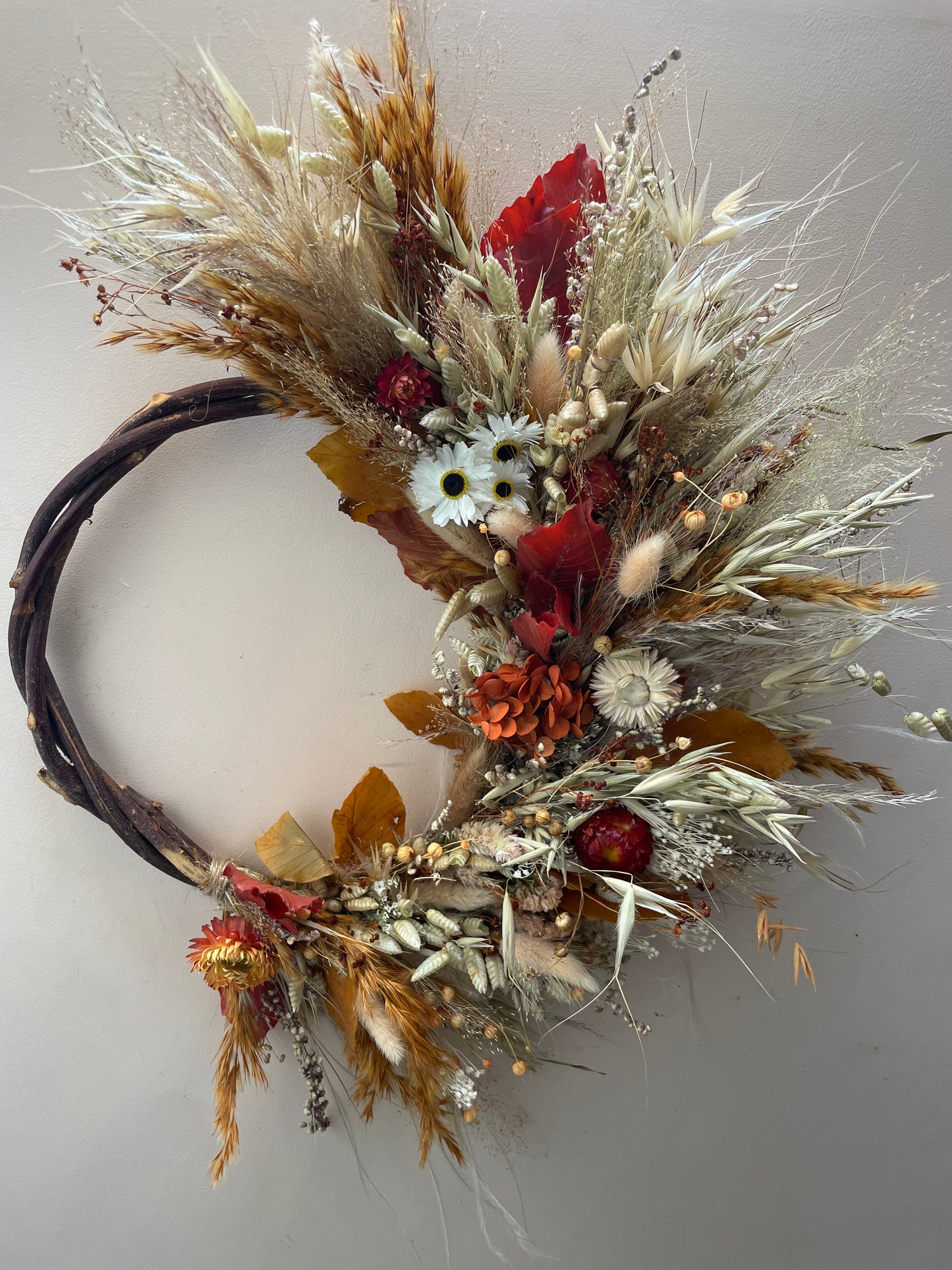 Autumn Dried Flower Wreath