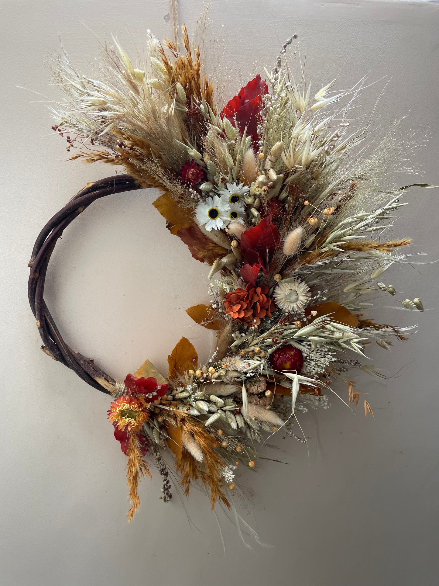 Autumn Dried Flower Wreath
