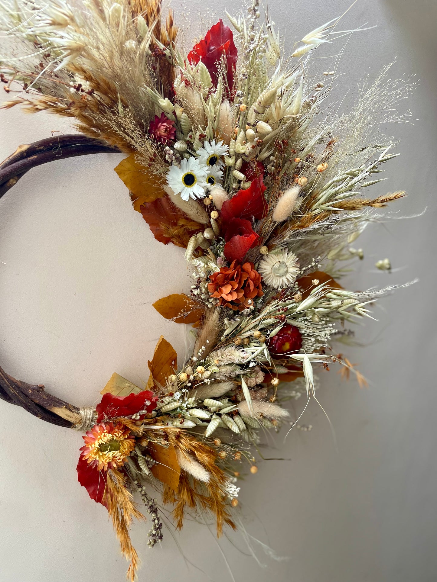Autumn Dried Flower Wreath