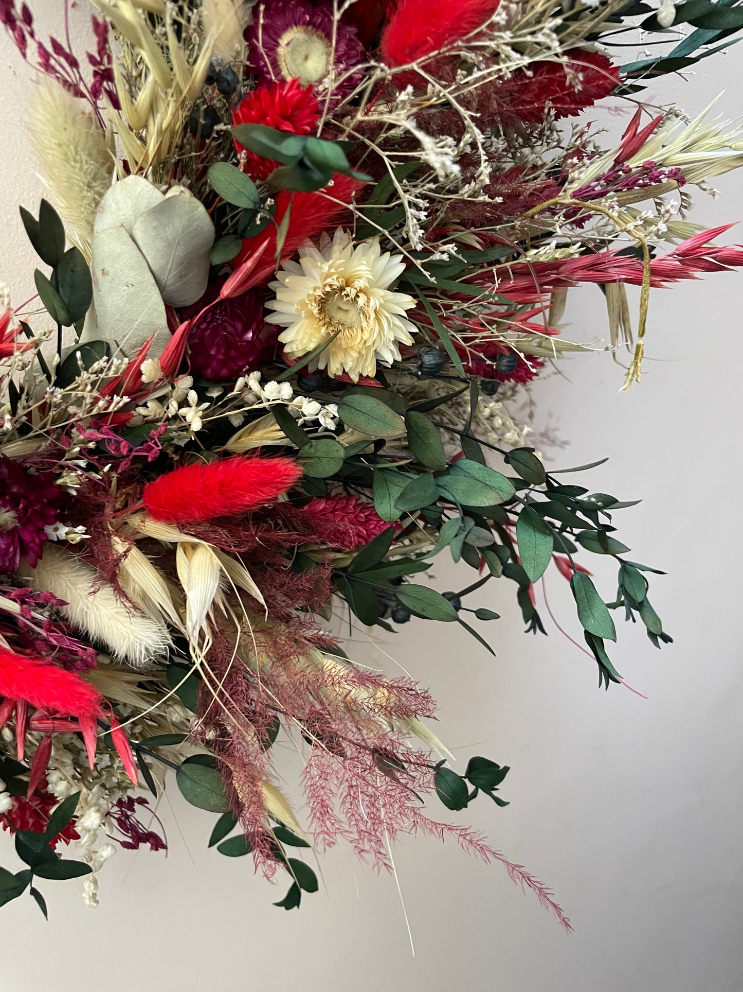 Christmas Dried Flower Wreath