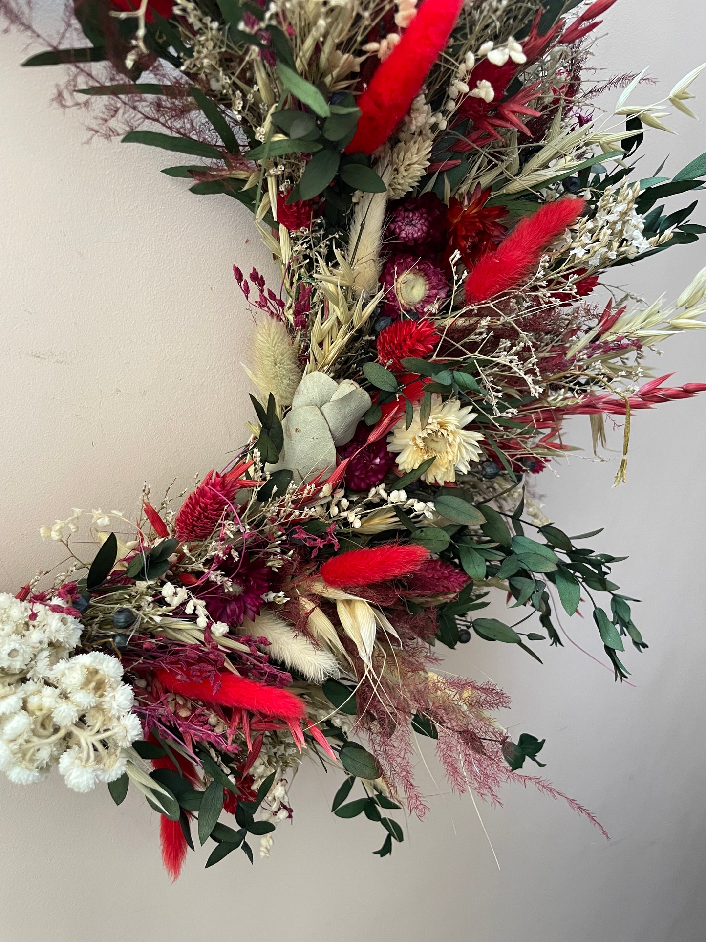 Christmas Dried Flower Wreath