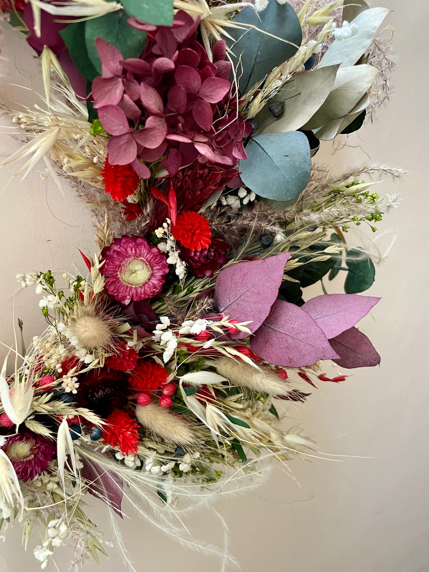 Christmas Dried Flower Wreath
