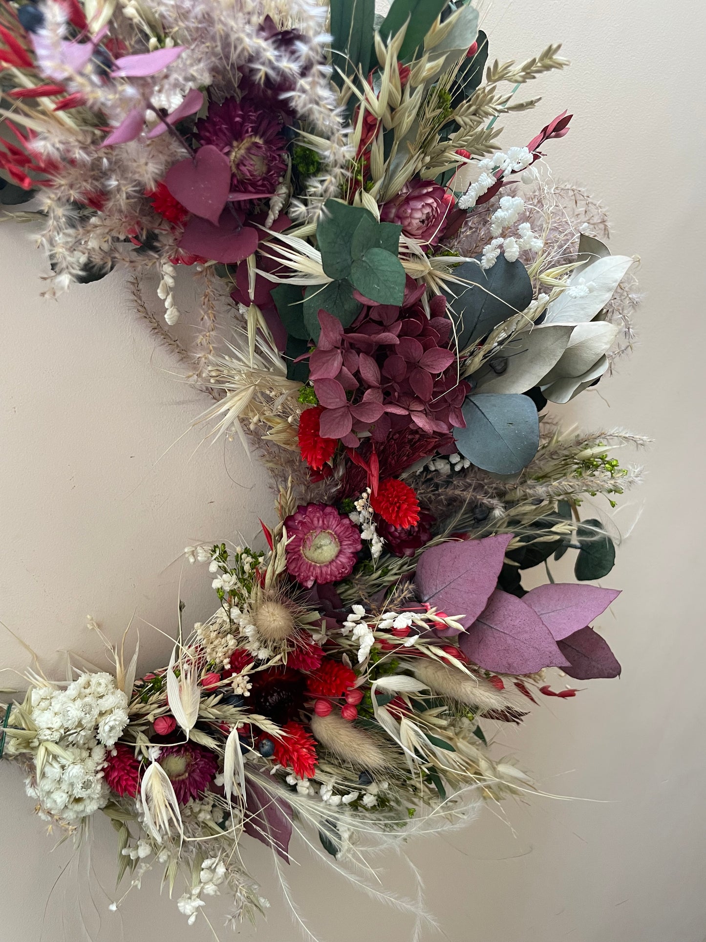 Christmas Dried Flower Wreath