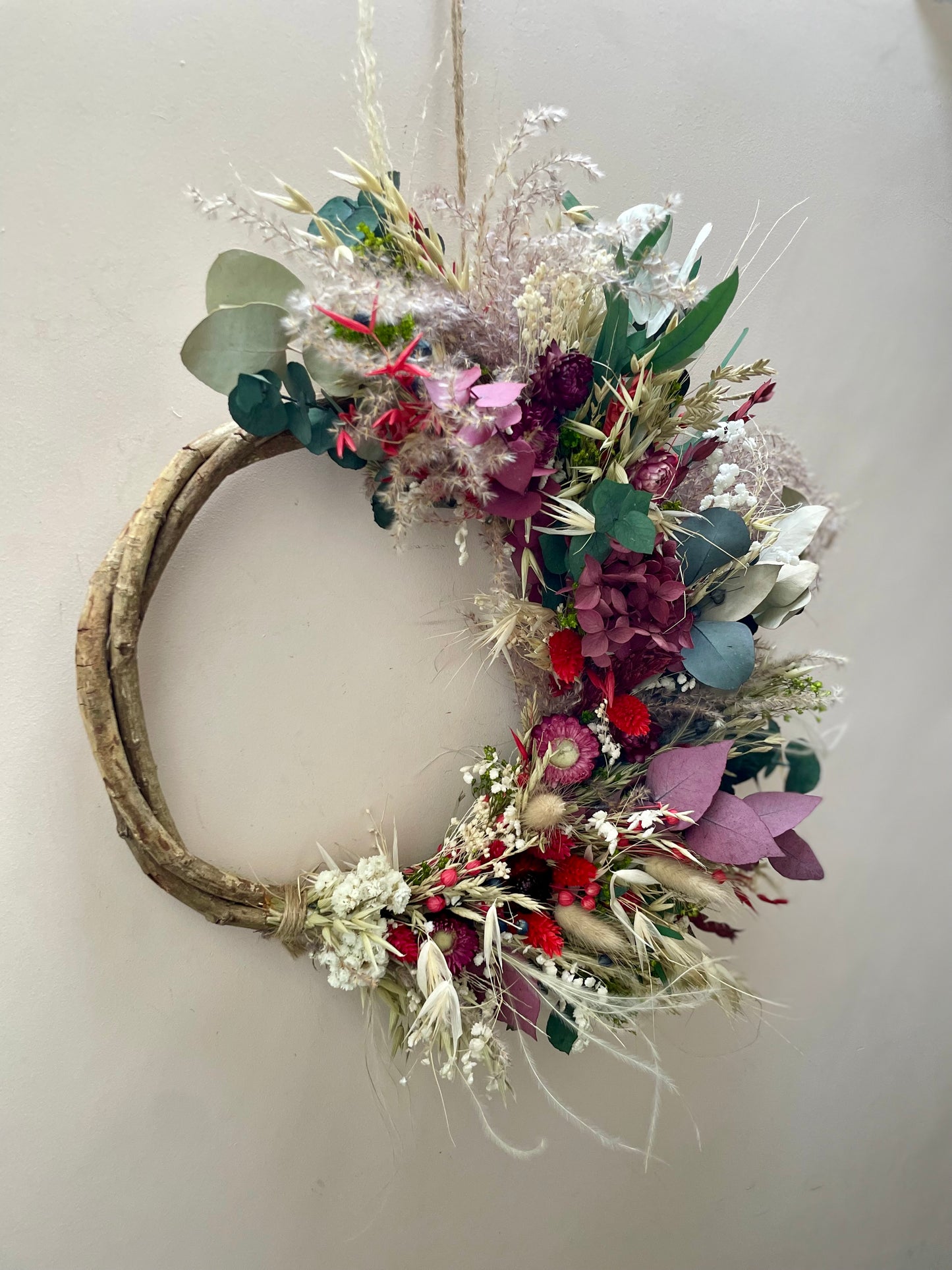 Christmas Dried Flower Wreath