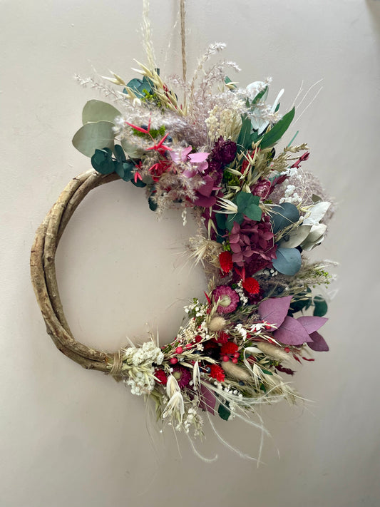 Christmas Dried Flower Wreath