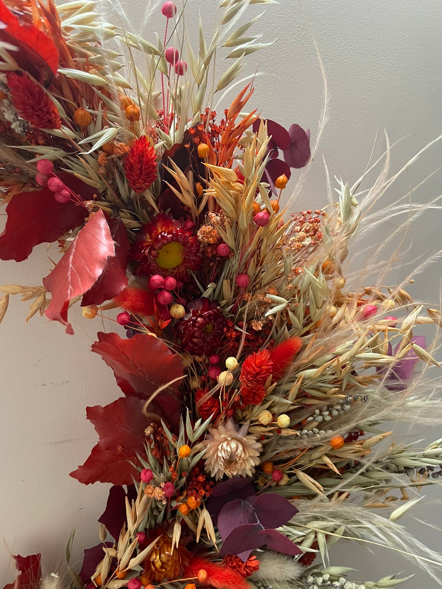 Autumn Dried Flower Wreath