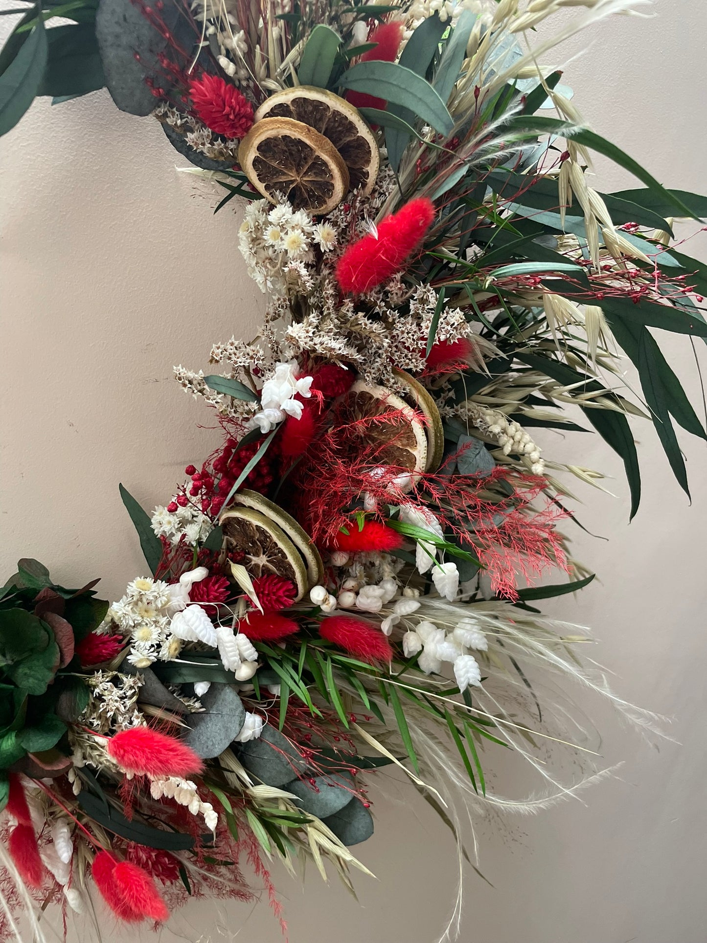 Luxury Hydrangea Christmas Wreath