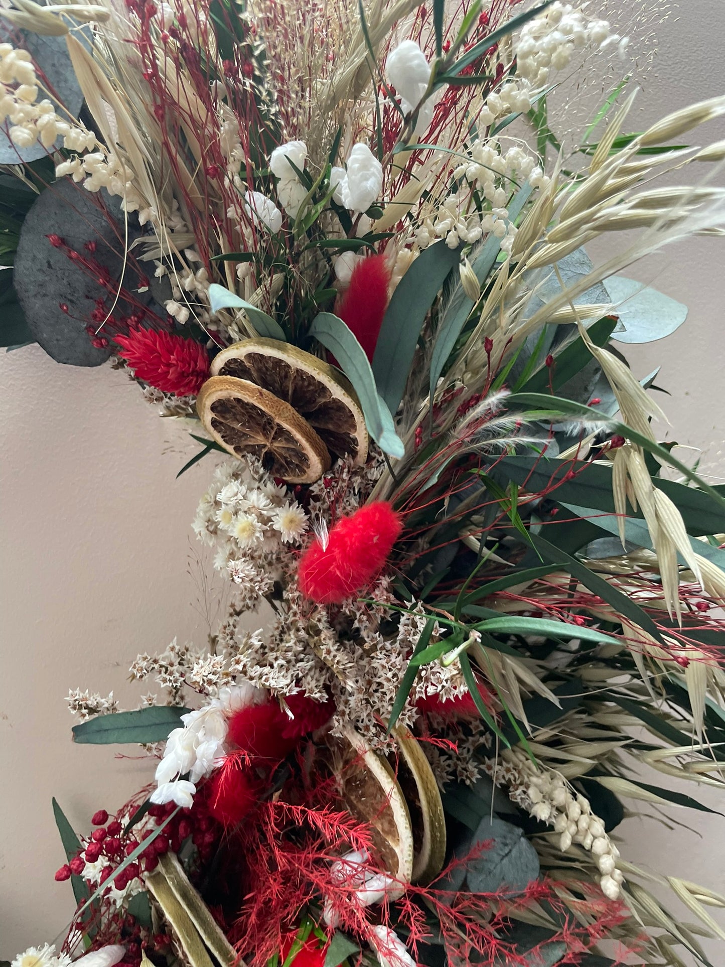 Luxury Hydrangea Christmas Wreath